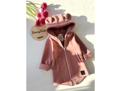 Zateplená mikinka Bunny - Jesenná ruža