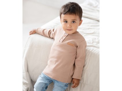 Hnedý rebrovaný nátelník