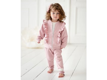 Ružový Bavlnený komplet