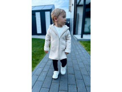 Zateplená mikinka Bunny - béžová