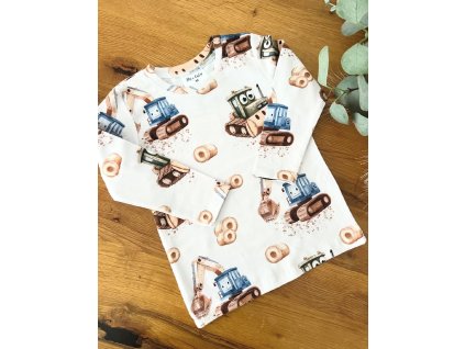 🚚Stavbárské bavlnené tričko