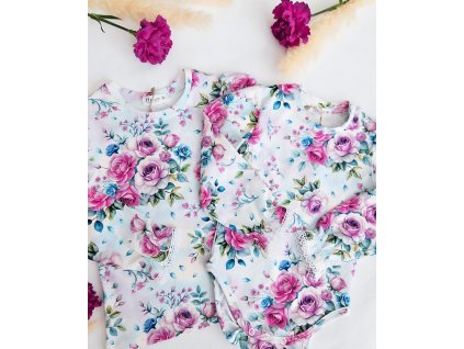 🌸Luxusné Kvetované body/tričko HELEN