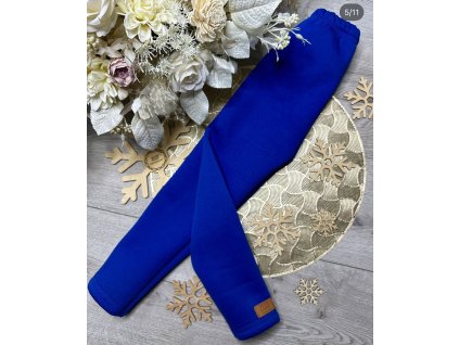 Extra zateplené legíny s vysokým pásom - Kráľovsky modrá