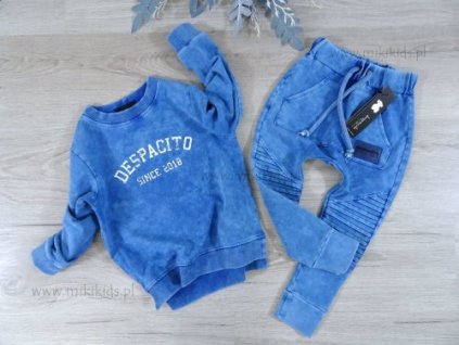 Bavlnená Acid mikinka Desapcito modrá