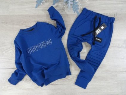 Bavlnená mikinka modrá Despacito