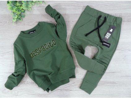 Bavlnená zelená mikinka Despacito