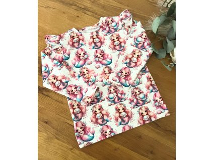 Bavlnené body/tricko morská panna