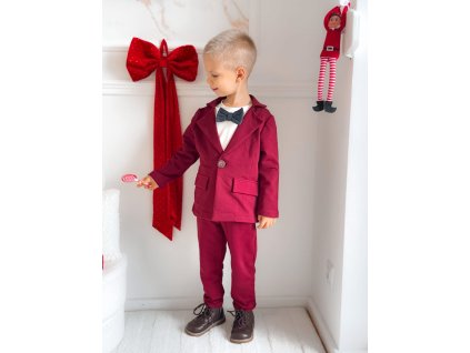 Luxusný trojkomplet BURGUNDY