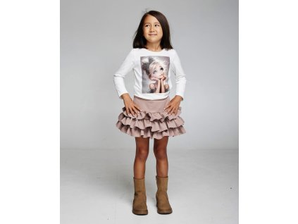 Bavlnené biele tričko