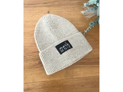 Zimná čiapka Mashmnie bežová