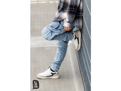 Luxusné štýlové rifle all for KIDS  blue