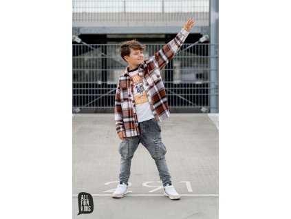 Luxusné štýlové rifle All for KIDS grey