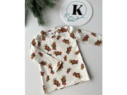 Medvedíkové Vianočné pyžamko