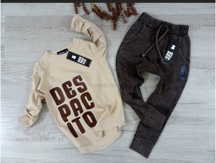 Čokoládové tepláky dekatizované Desapcito