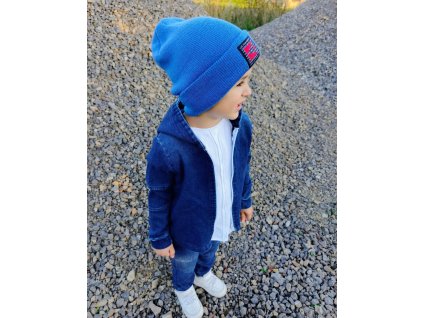 Hrubá Bavlnená súprava modrá