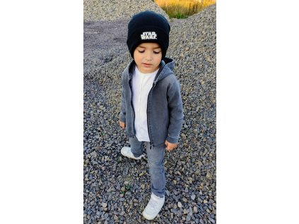 Hrubá Bavlnená súprava šedá