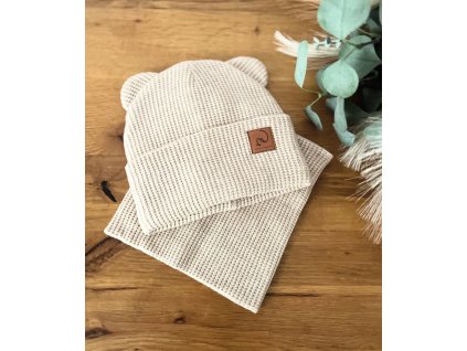 Zimný komplet béžový