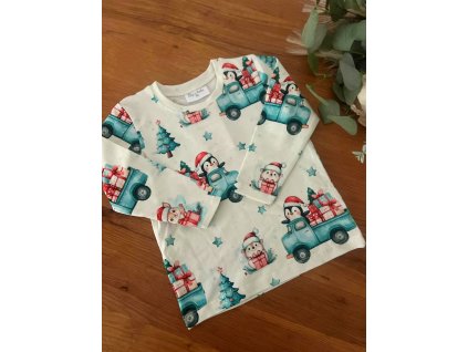 Vianočné bavlnené tričko