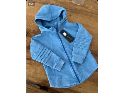 Bavlnená modrá mikinka DESPACITO