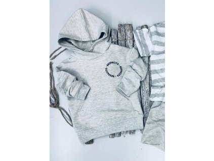 🩶Bledošedá mikinka DESPACITO