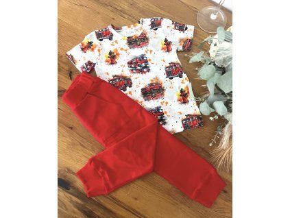 ❤️Hasičské tričko a tepláky