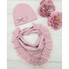 Bavlnený šál- pudrovo ružový