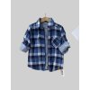 Karo košeľa na zips