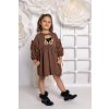 Medvedíkové šaty 3D čokoládové