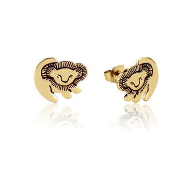 Disney_The_Lion_King_Simba_Yellow_Gold_Stud_Earrings_DLYE210_400x