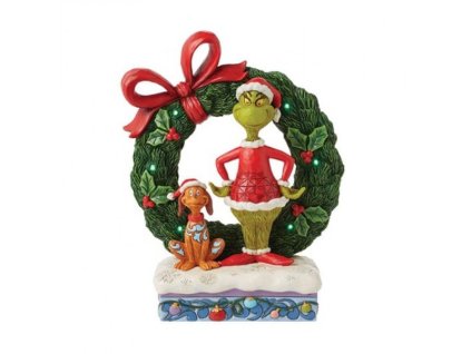 The Grinch - Grinch & Max Wreath