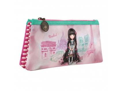 324GJ14 Gorjuss Cityscape Double Pencil Case RB 1 WR