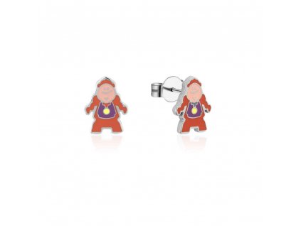 Disney Beauty and the Beast Cogsworth Stainless Steel Couture Kingdom Stud Earrings SPE144