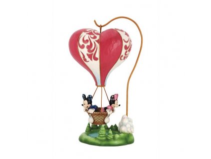 Disney Traditions - Love Takes Flight (Mickey & Minnie Mouse Heart Balloon)