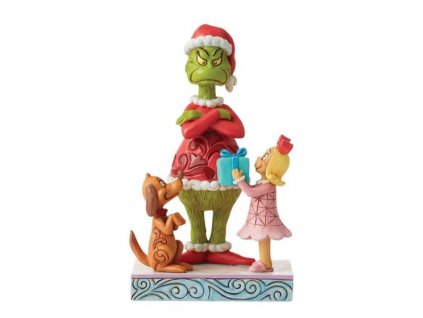 The Grinch - Max and Cindy Lou gifting the Grinch