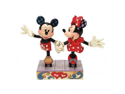 Disney Traditions - Mickey & Minnie Mouse Rollar Skating