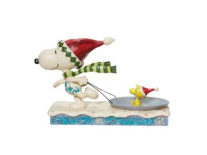 PEANUTS - Snoopy and Woodstock Sledding