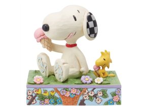PEANUTS - A Summertime Treat (Snoopy Eating Ice Cream)