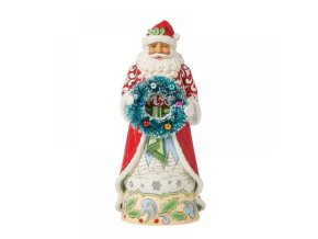 Santa with Sisal Wreath