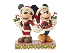 Disney Traditions - Candy Cane Christmas (Mickey & Minnie With Candy Canes)