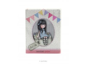 742GJ02 Gorjuss Glitter Notebook with PVC Cover Sweet Cake 1 WR