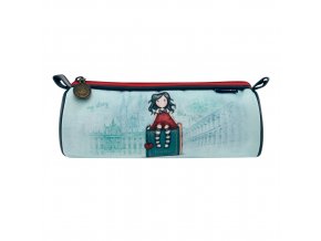 326GJ12 Gorjuss Cityscape Round Pencil Case MS 1 WR