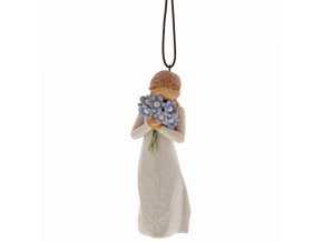 Willow Tree - Forget-me-not Ornament