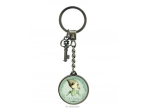498ec01 santoro london mirabelle metal and glass key chain if only 011247533