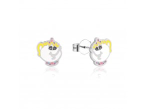 Disney Beauty and the Beast Mrs Potts Stainless Steel Couture Kingdom Stud Earrings SPE141