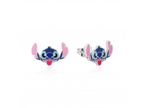 Disney Couture Kingdom Stainless Steel Lilo Stitch Enamel Stud Earrings SPE106