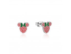 Disney Couture Kingdom Stainless Steel Minnie Mouse Strawberry Stud Earrings SPE118