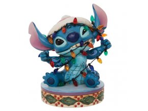 Disney Traditions - Stitch Wrapped in Lights