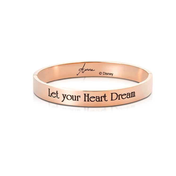 Disney - Náramek - Aurora (Let your Heart Dream) Barva: Růžové zlato (Rose Gold)