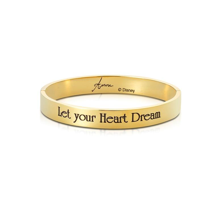 Disney - Náramek - Aurora (Let your Heart Dream) Barva: Žluté zlato (Yellow Gold)