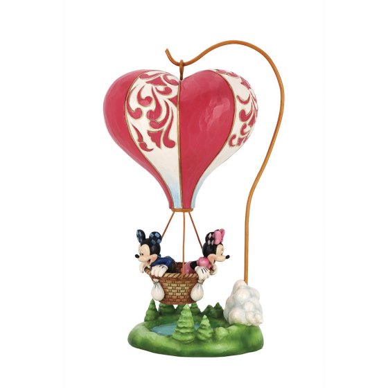 Disney Traditions - Love Takes Flight (Mickey & Minnie Mouse Heart Balloon)